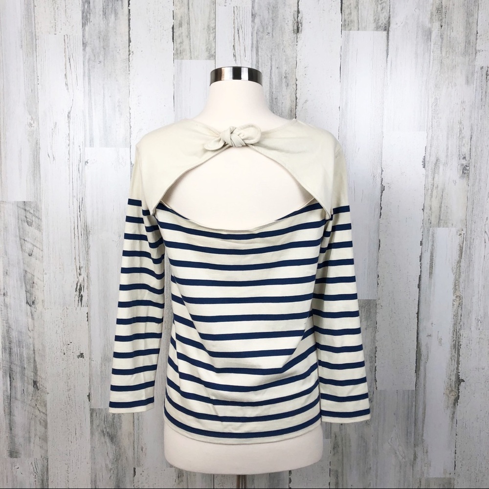 SEZANE CUTOUT BACK TOP